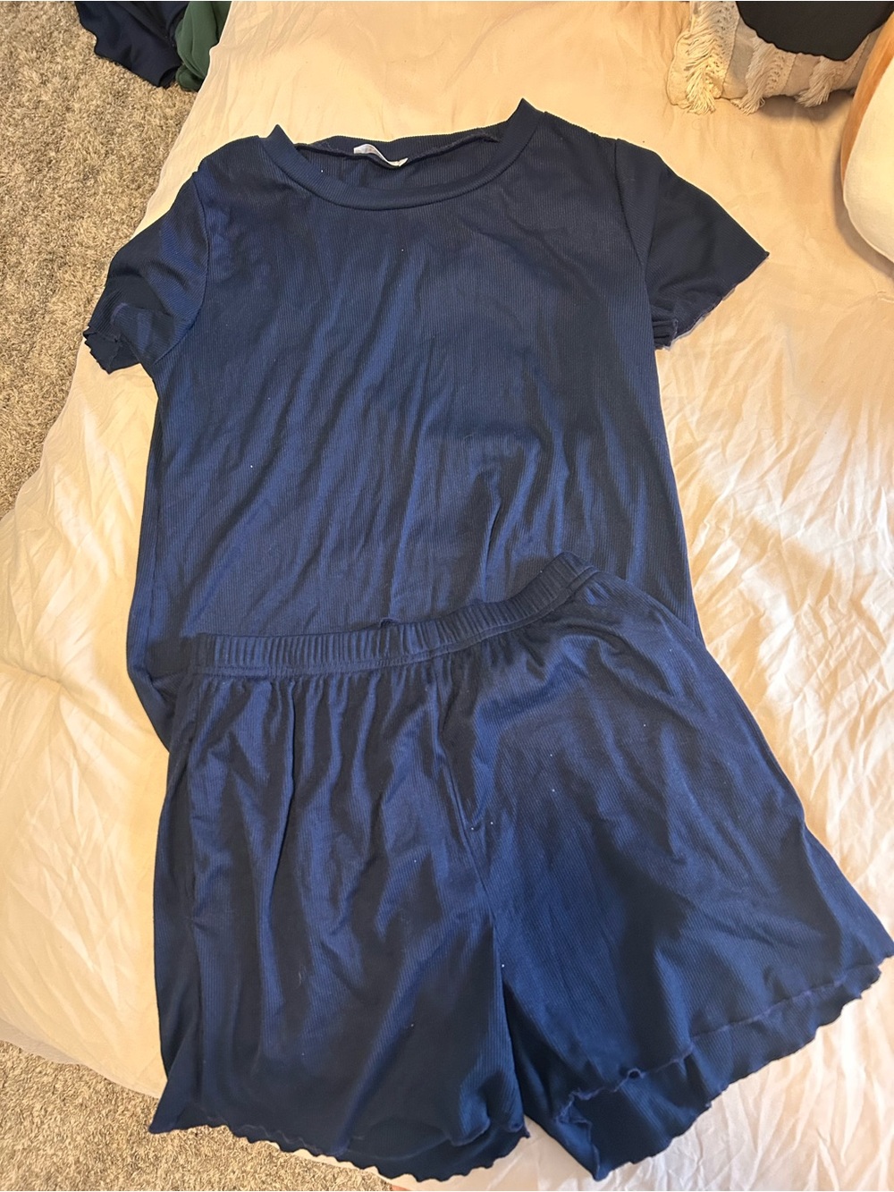 Pajama set - navy blue